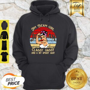 Jim Beam Girl Classy Sassy And A Bit Smart Assy Vintage Hoodie