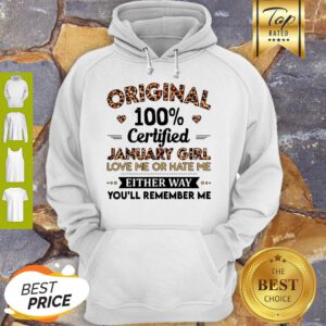 Leopard Original 100% Certified June Girl Love Me Or Hate Me Hoodie