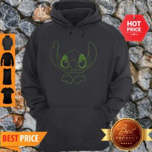 Green Stitch Irish Saint Patrick’s Day Disney Hoodie