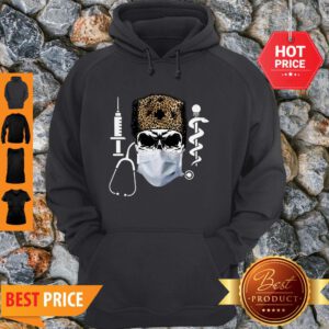Official Skull Nurse Leopard Coronavirus Hoodie
