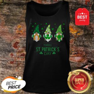 Happy St. Patrick’s Day Gnome Costume Shamrock Gift Tank Top