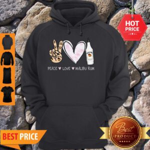 Official Peace Love Malibu Rum Hoodie