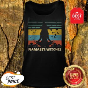 Official Hot Yoga Namaste Witches Halloween Tank Top
