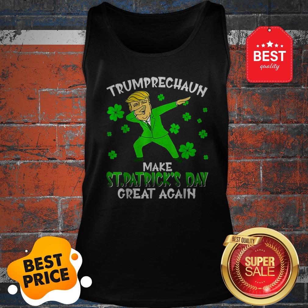 Dabbing Trumprechaun Make St Patrick’s Day Great Again Tank Top Dabbing Trumprechaun Make St Patrick’s Day Great Again Tank Top