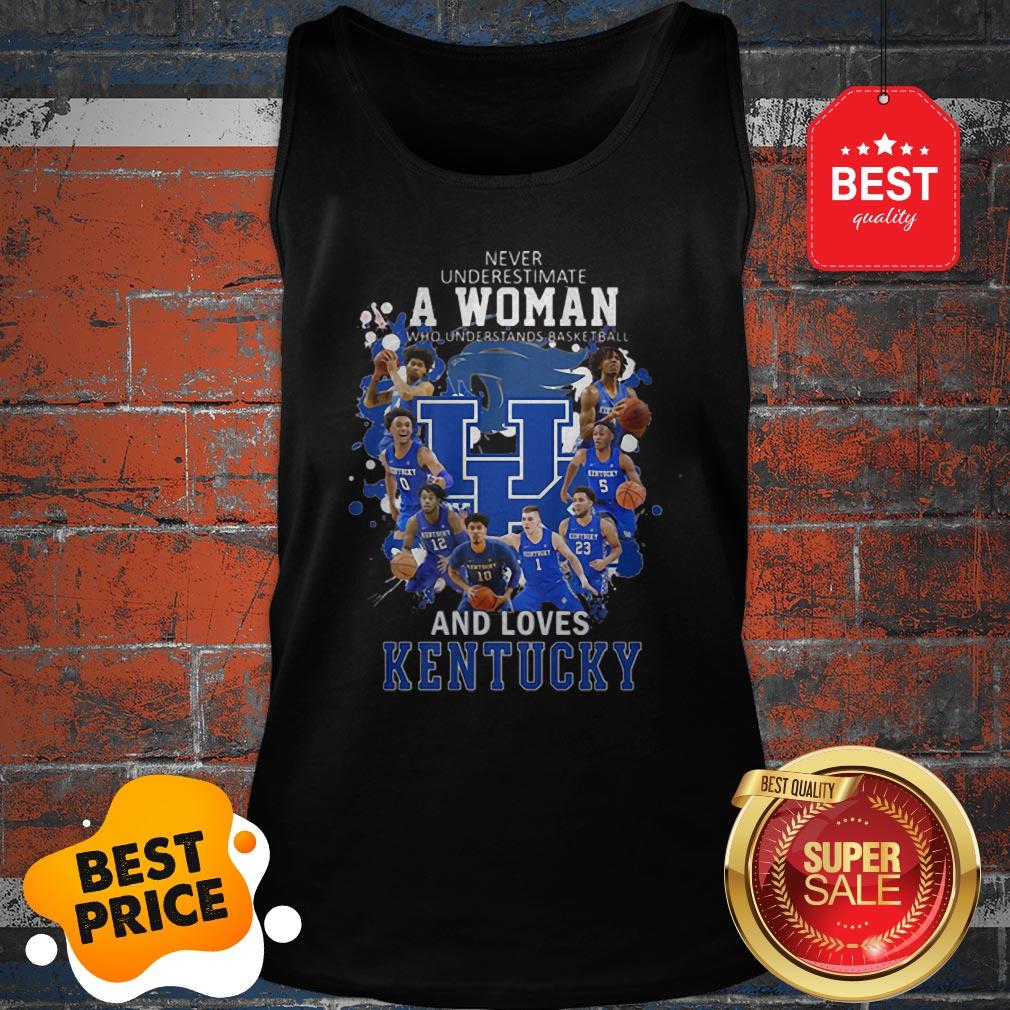 Never Underestimate A Woman Who Understands And Love Kentucky Tank Top Never Underestimate A Woman Who Understands And Love Kentucky Tank Top