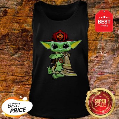 Official Baby Yoda Tattoo Fireman Tank Top