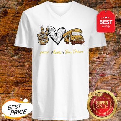Official Diamond Peace Love Bus Driver V-Neck