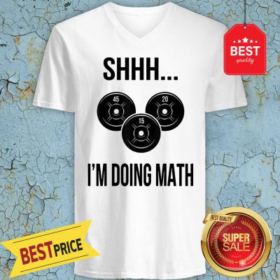 Official Shhh I’m Doing Math V-Neck