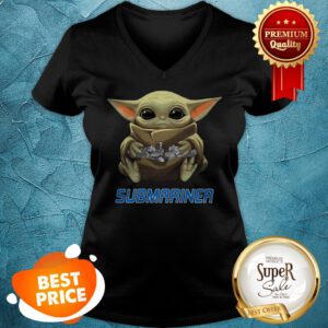 Official Baby Yoda Hug Submariner Star Wars V-Neck