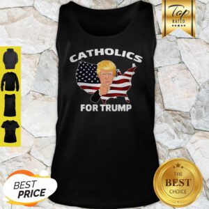 Catholics For Donald Trump American Map Tank Top