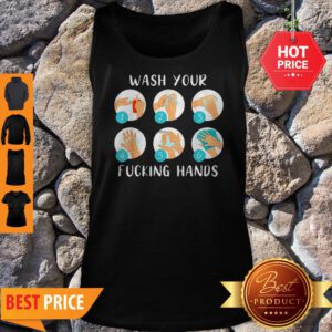 COVID-19 Wash Your Fucking Hands Against Coronavirus Tank Top