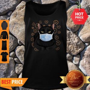Official Black Cat Face Mask Tank Top