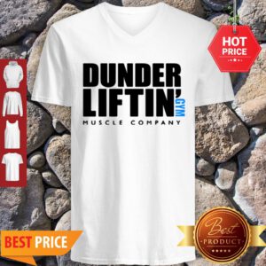 Official Dunder Liftin’ Gym Muscle Company V-Neck
