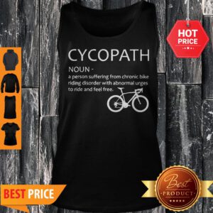 Official Cycopath Bike Rider Cyclist Bicyclist Tank Top