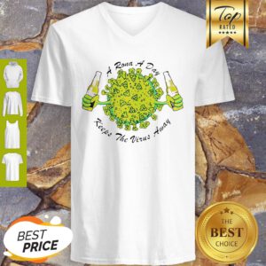 A Rona A Day Keeps The Virus Away Corona Extra Beer V-Neck