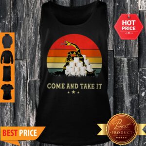 Gadsden Flag Come And Take It Toilet Paper Vintage Tank Top