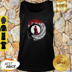 Mashup Deadpool 007 Jame Bond Gun Barrel Tank Top