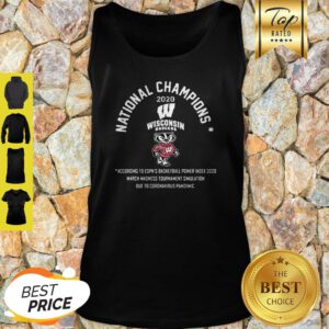 National Champions 2020 Wisconsin Badgers Tank Top