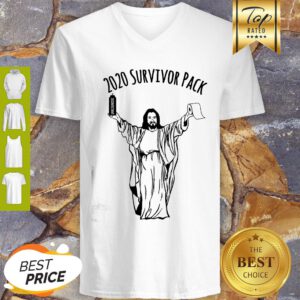2020 Survivor Pack Jesus Hold Disinfectant And Toilet Paper Tank Top