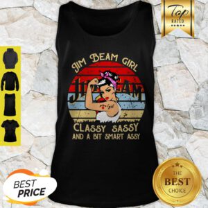 Jim Beam Girl Classy Sassy And A Bit Smart Assy Vintage Tank Top