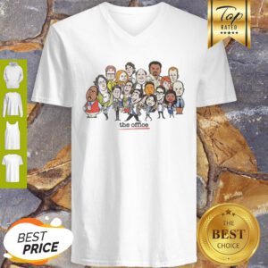 Office Chibi Characters V-Neck