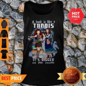 A Book Is Like A TARDIS It’s Bigger On The Inside Tank Top
