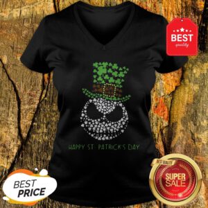 Official Jack Skellington Happy St.patrick’s Day V-neck