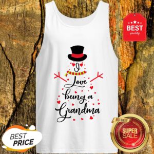 Official Snowman I Love Being A Grandma Tank Top