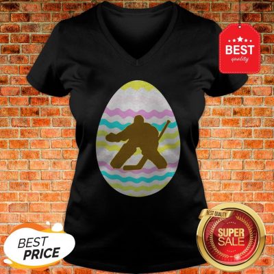 Official Hockey Goalie Easter Eggs V-neck