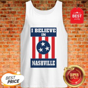 Official I Believe In Nashville Tornado Tank Top