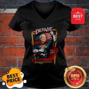 Bernie Sanders Mashup Superman 2020 Feel the Bern V-Neck