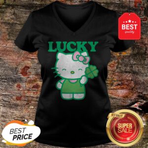 Official Hello Kitty Lucky Clover Tee V-Neck