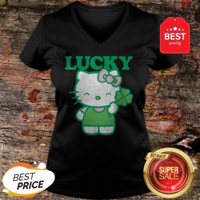 Official Hello Kitty Lucky Clover Tee V-Neck