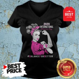 2020 International Women’s Day #Balance For Better V-Neck