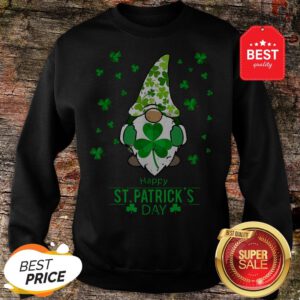 Happy St. Patrick’s Day Gnome Costume Shamrock Sweatshirt