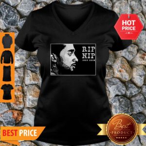 Official Pray Legend Rip Nipsey Hussle 1985-2019 V-Neck