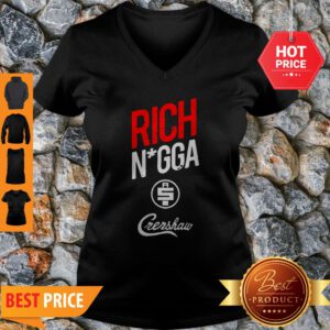 Official Rich N GGA Rip Nipsey Hussle Crenshaw V-Neck