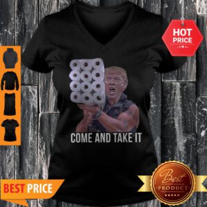 Official Donald Trump Come And Take It Paper V-Neck