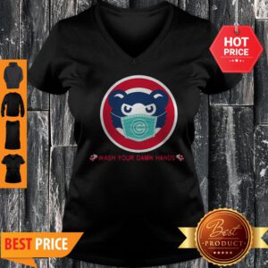 Chicago Cubs Wash Your Damn Hands Covid-19 V-Neck