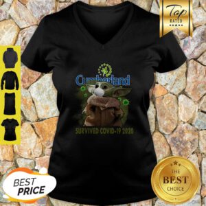 Baby Yoda Cumberland Survived Covid-19 2020 V-Neck