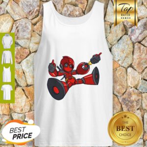 Megaman Deadpool Capcom And Marvel Mashup Tank Top