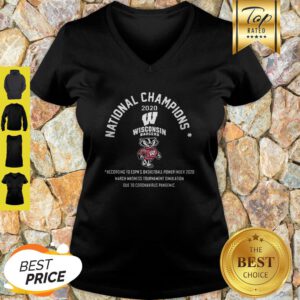 National Champions 2020 Wisconsin Badgers V-Neck