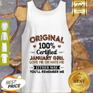 Leopard Original 100% Certified June Girl Love Me Or Hate Me Tank Top