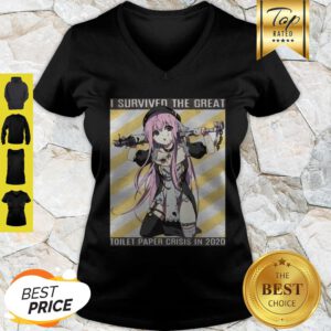 Lucille I Survived The Great Toilet Paper Crisis In 2020 V-Neck