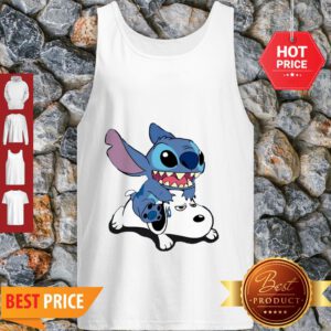 Official A Friend For Life Stitch And Snoopy Tank Top