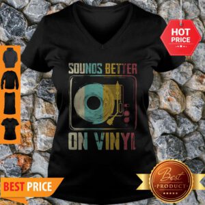 Official Sounds Better On Vinyl Vintage V-Neck