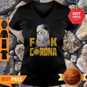 Official Minion Fuck Corona Covid 19 V-Neck