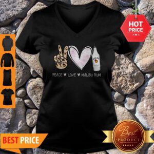 Official Peace Love Malibu Rum V-Neck