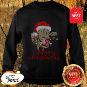 Nice Mooey Christmas Cow Heifer Farmer Xmas Gift Tee Sweatshirt