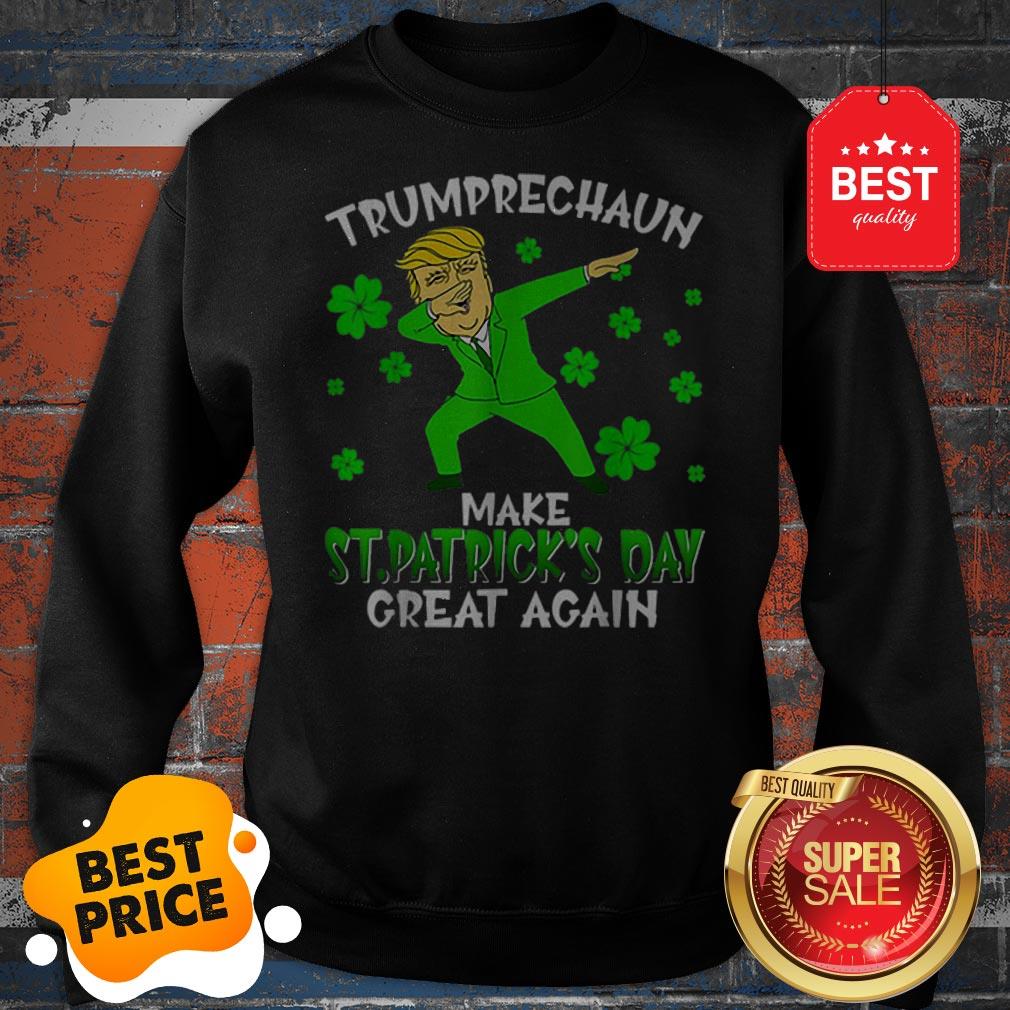 Dabbing Trumprechaun Make St Patrick’s Day Great Again Sweatshirt Dabbing Trumprechaun Make St Patrick’s Day Great Again Sweatshirt